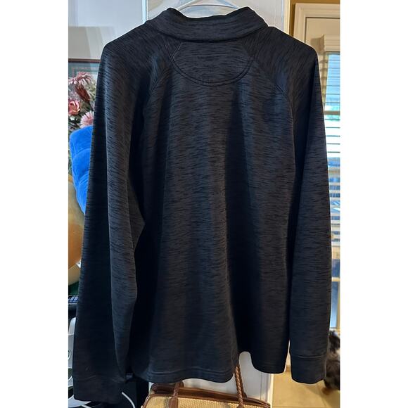 Greg Norman Men's 1/4 Zip Up Pullover Sweatshirt Charcoal Gray Size Large - Picture 6 of 6